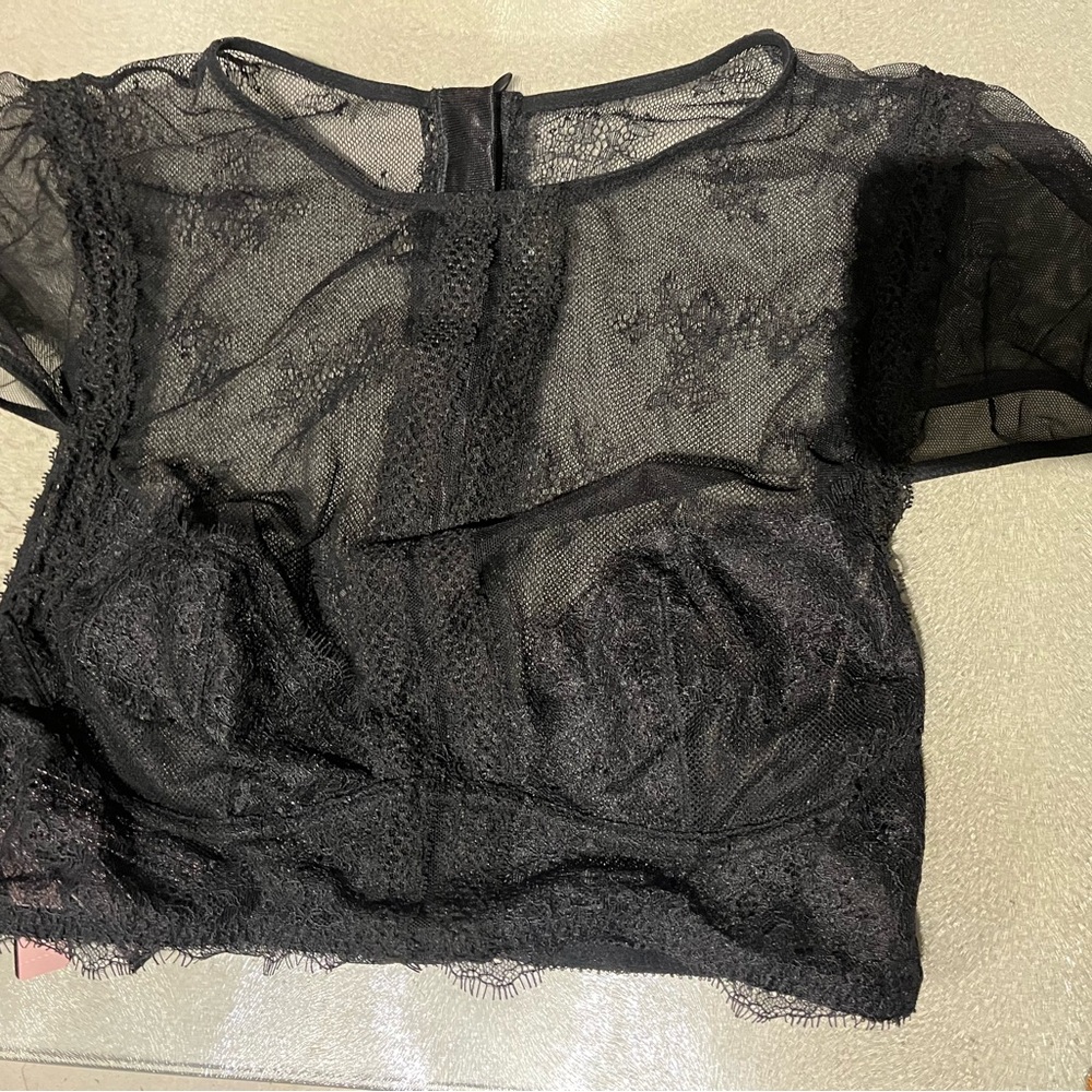 Victoria’s Secret Black Lace Sheer bralette